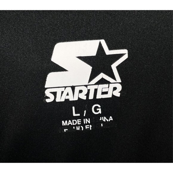 Jacksonville Jaguars NFL Black Long Sleeve T-Shirt Men’s Large Starter Stretch - Picture 4 of 4